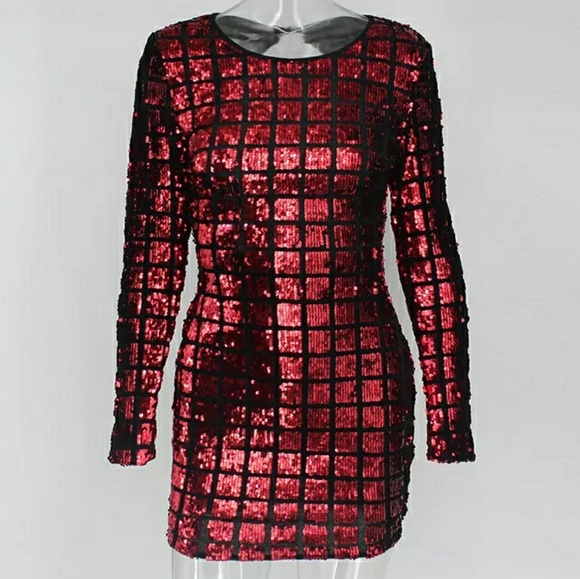 Red,Sequins spark - Picture 6 of 7